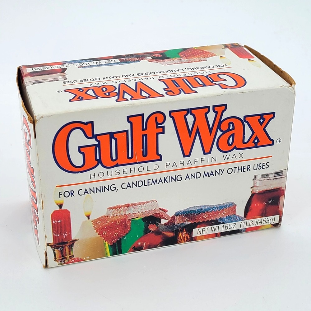 Gulf Wax - Household Paraffin Wax 16 oz. for Canning, Candle Making, Other Uses